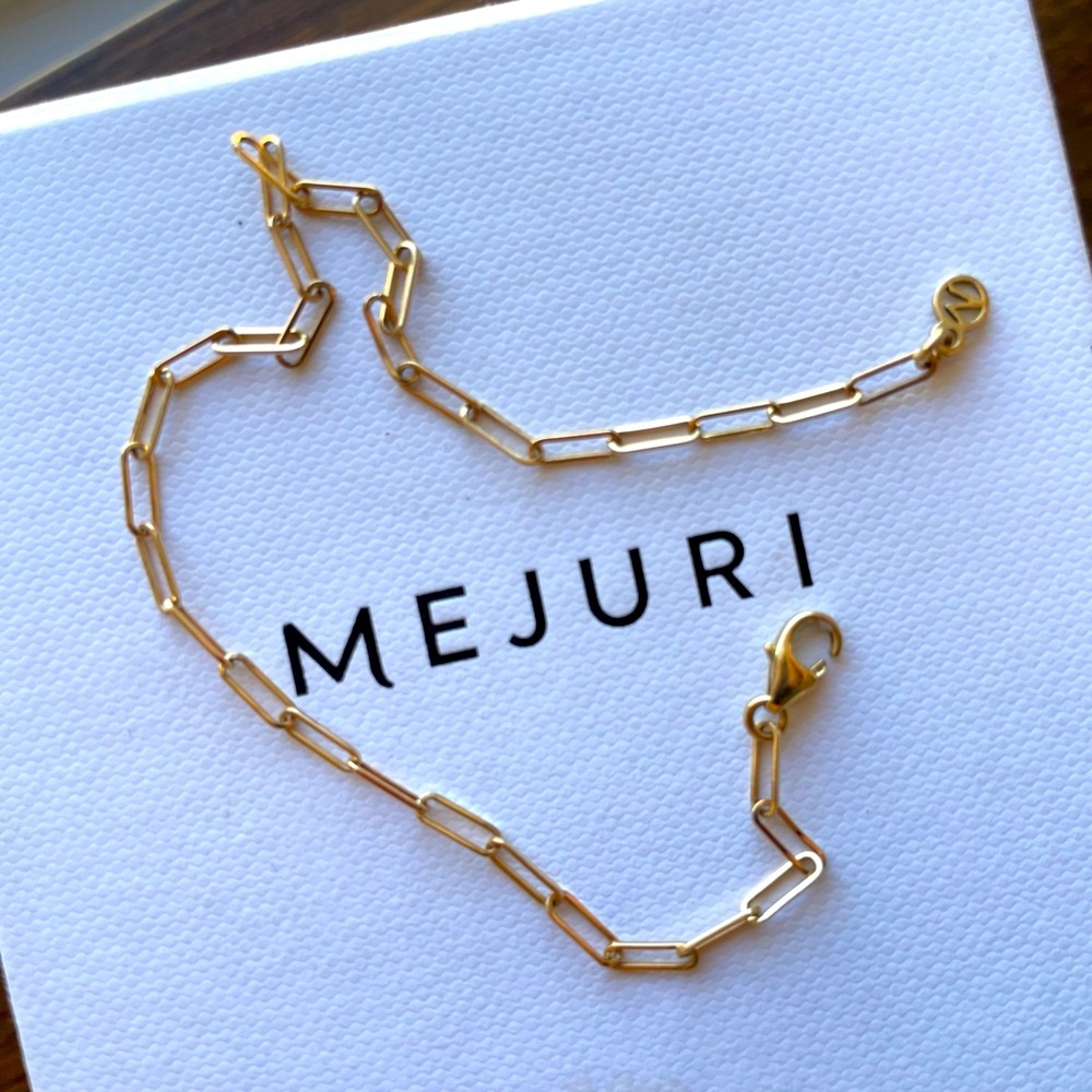 Mejuri 14K Yellow Gold ‘Boyfriend Bold Bracelet’ *check details*